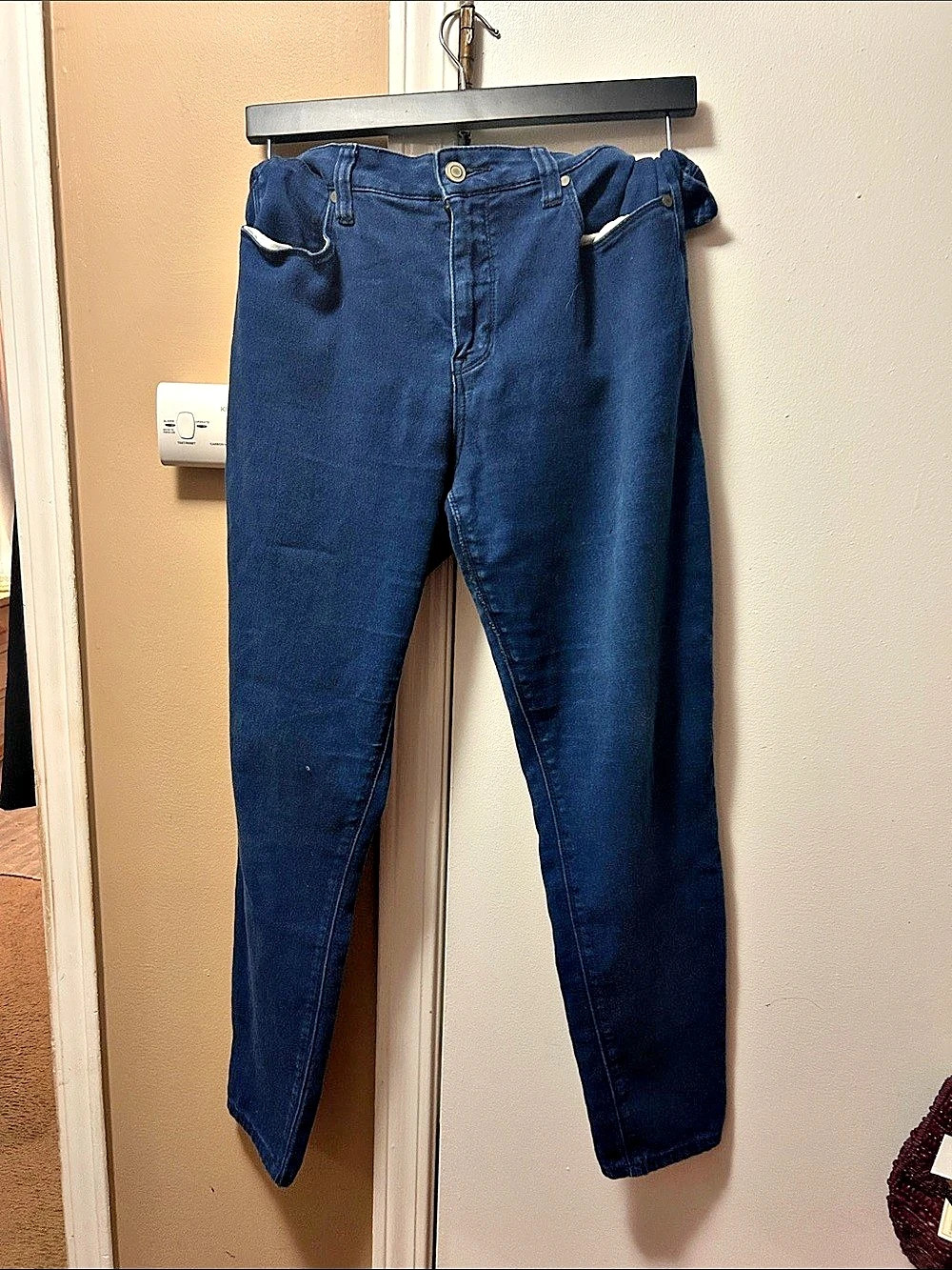 G by Giuliana Skinny Jeans in Blue Size Large, stretchy